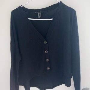 Black waffle long sleeve